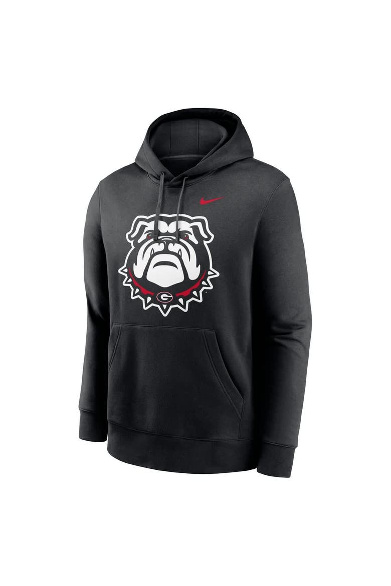 Men's Nike Black Georgia Bulldogs Primetime Alternate Logo Club Fleece Pullover Hoodie, Alternate, color, Black