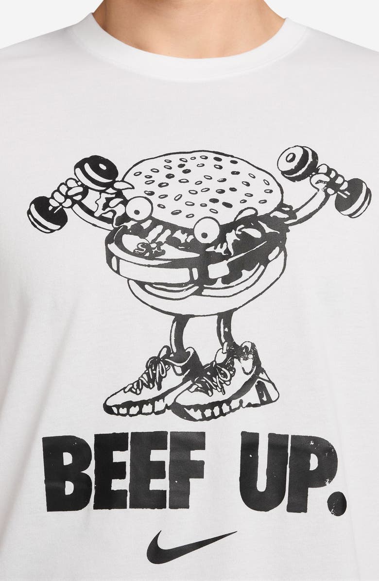 Nike Dri-FIT Beef Up Graphic T-Shirt, Alternate, color, White