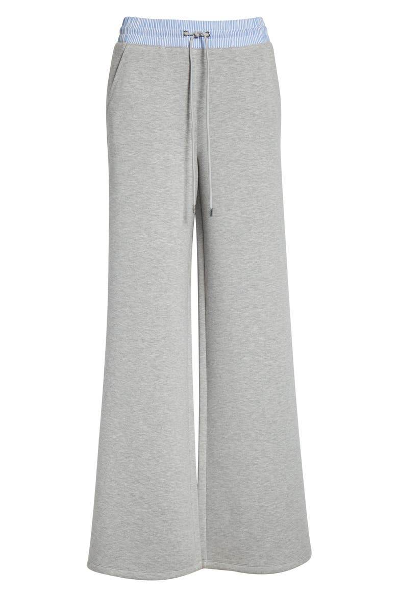 Ernie Mixed Media Sweatpants, Alternate, color, LIGHT HEATHER GREY