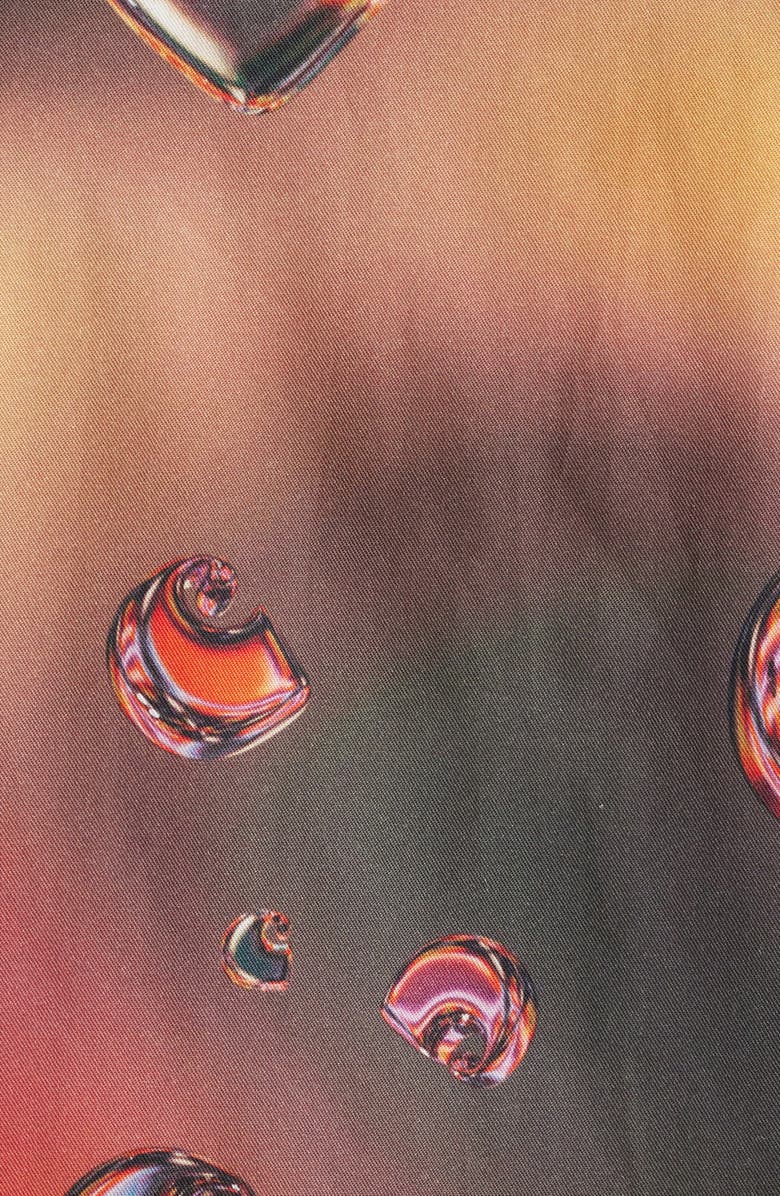 Carhartt Work In Progress Solar Chrome Print Short Sleeve Button-Up Shirt, Alternate, color, Solar Chrome