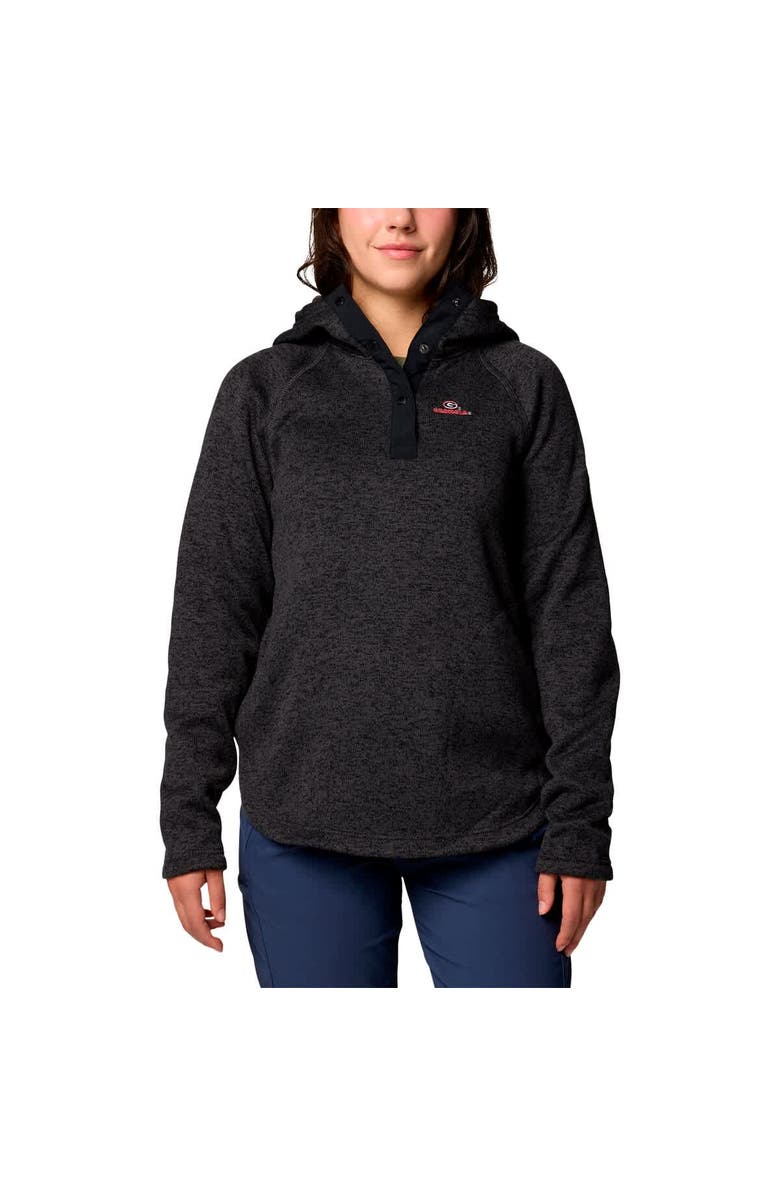 Columbia Women's Columbia Black Georgia Bulldogs Sweater Weather Raglan Pullover Hoodie, Alternate, color, Black