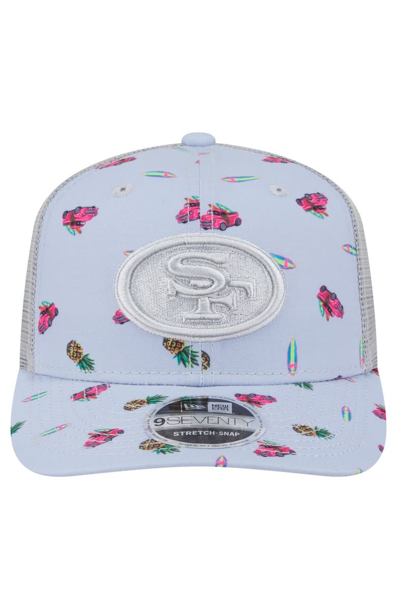 New Era Men's New Era Light Blue San Francisco 49ers Adventure Surfboard 9SEVENTY Adjustable Hat, Alternate, color, Light Blue