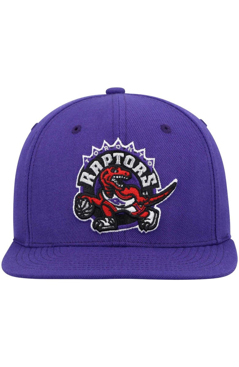 Mitchell & Ness Men's Mitchell & Ness Purple Toronto Raptors Hardwood Classics Team Ground 2.0 Snapback Hat, Alternate, color, Purple