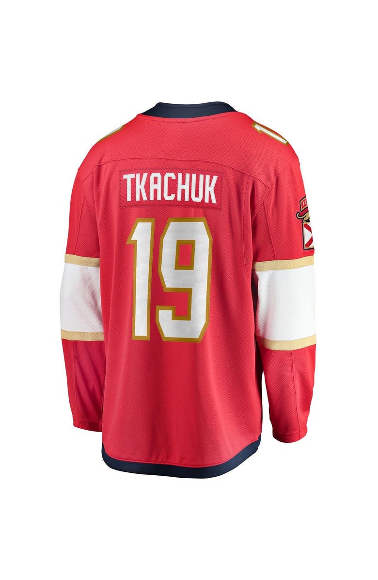FANATICS Men's Fanatics Matthew Tkachuk Red Florida Panthers Home Breakaway Player Jersey, Alternate, color, Red