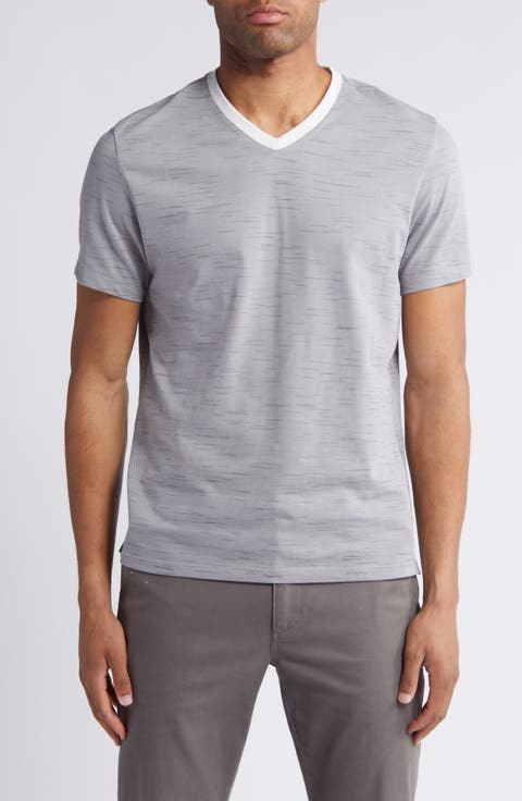 Brewer Slim Fit Cotton V-Neck T-Shirt