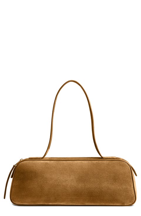 Simona Suede Shoulder Bag