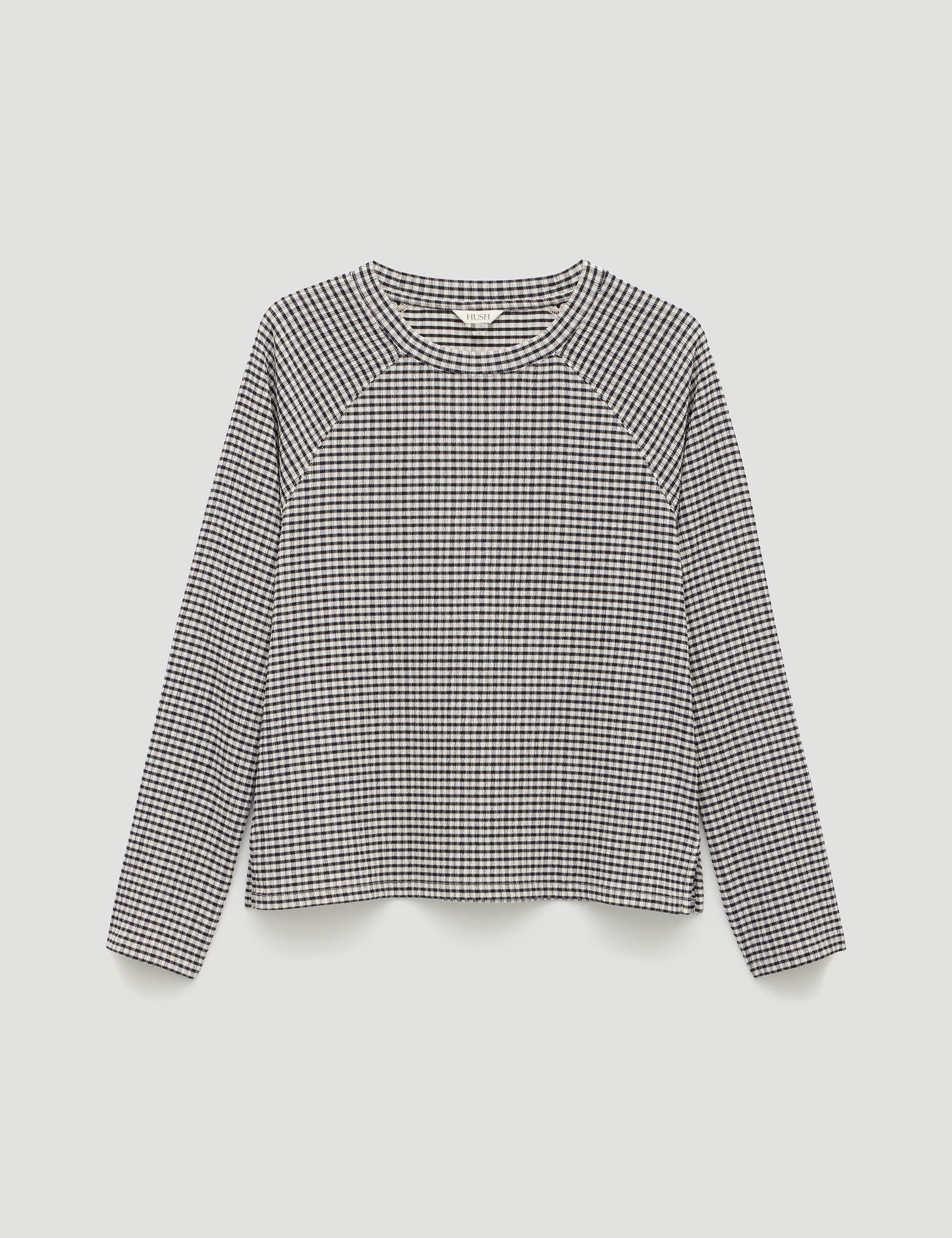 Matilda Gingham Raglan Top - image 2
