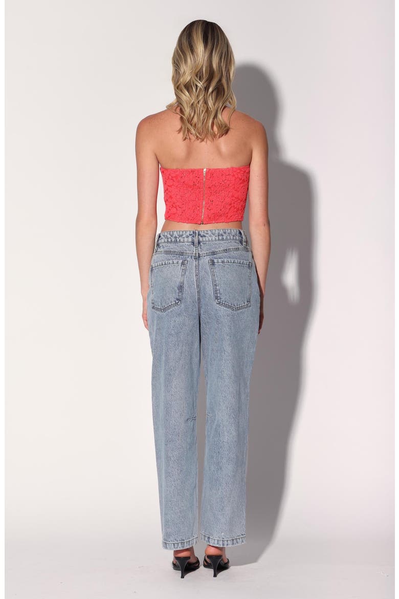 Catrine Top, Alternate, color, Coral Lace