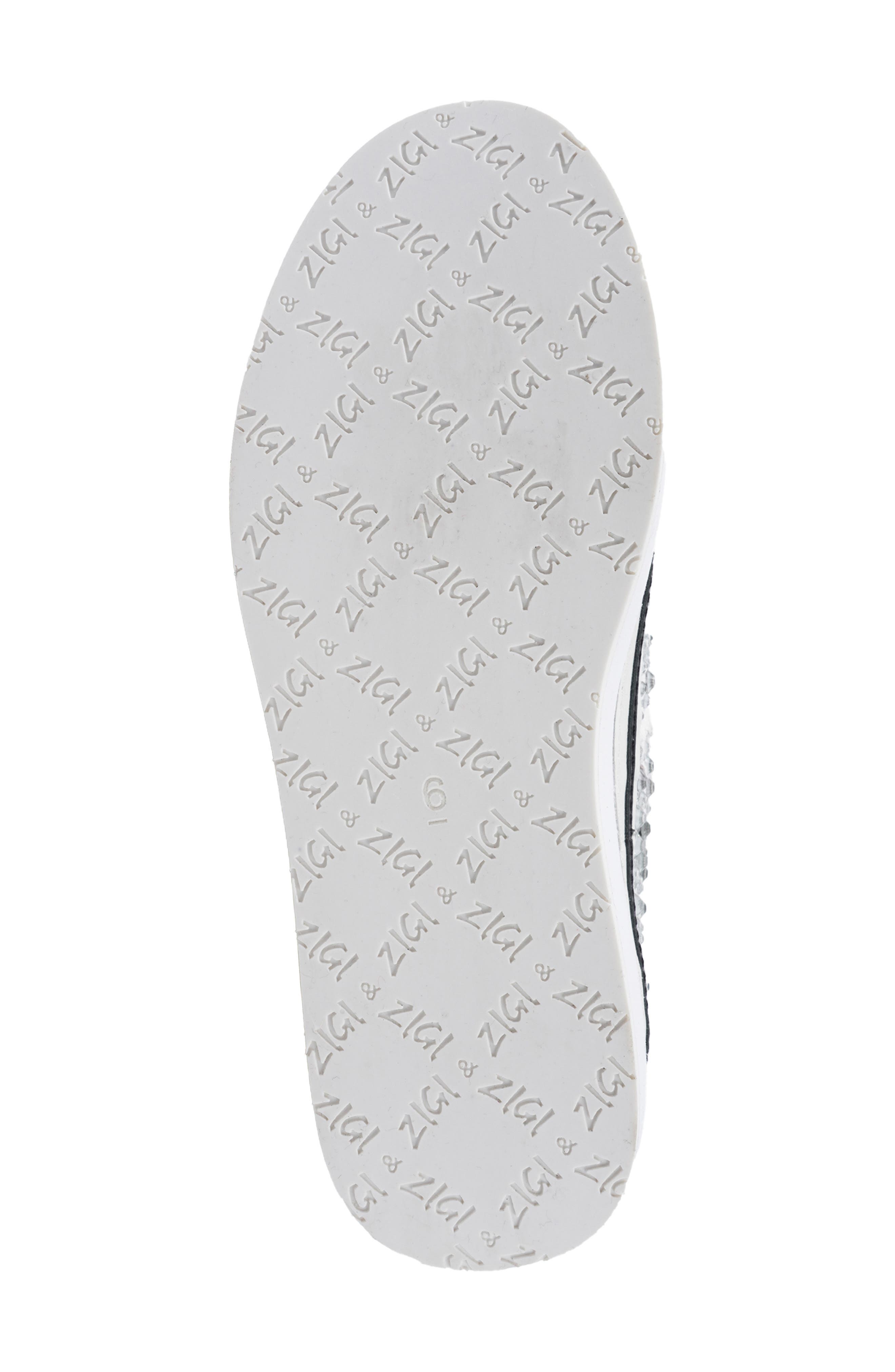ZIGI Carmensa-2 Embellished Platform High Top Sneaker, Alternate, color, Silver