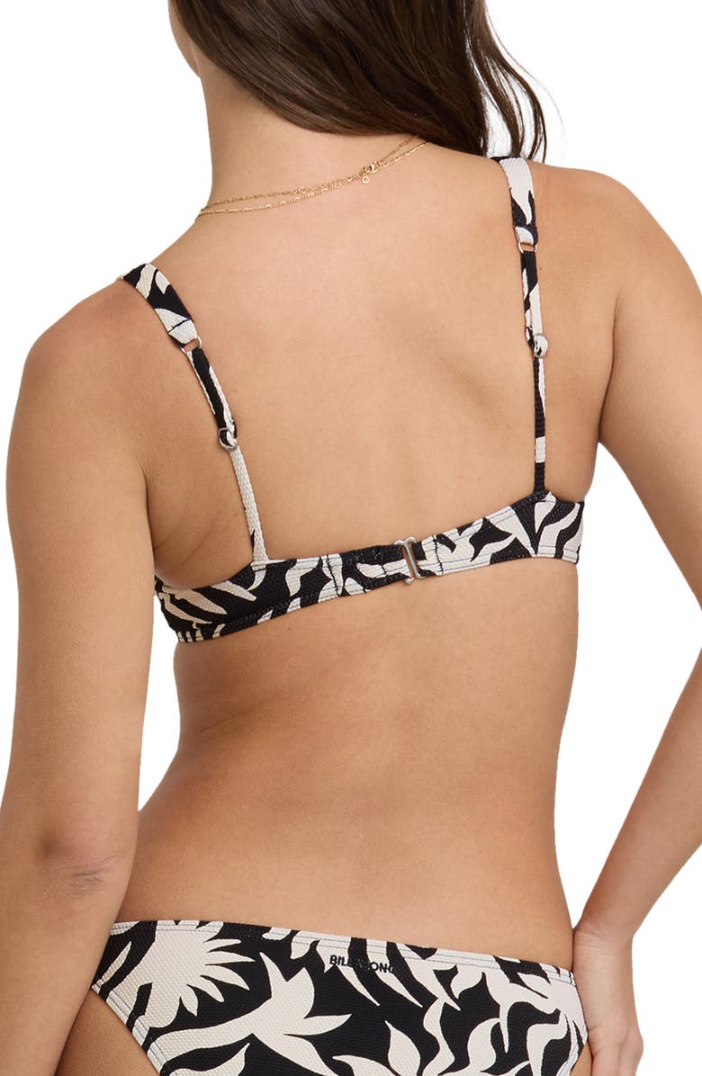 Billabong By My Side Ruby Underwire Bikini Top, Alternate, color, Black White