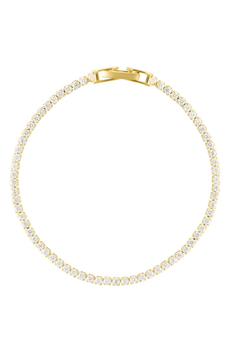 Adornia Tennis Bracelet, Main, color, Gold