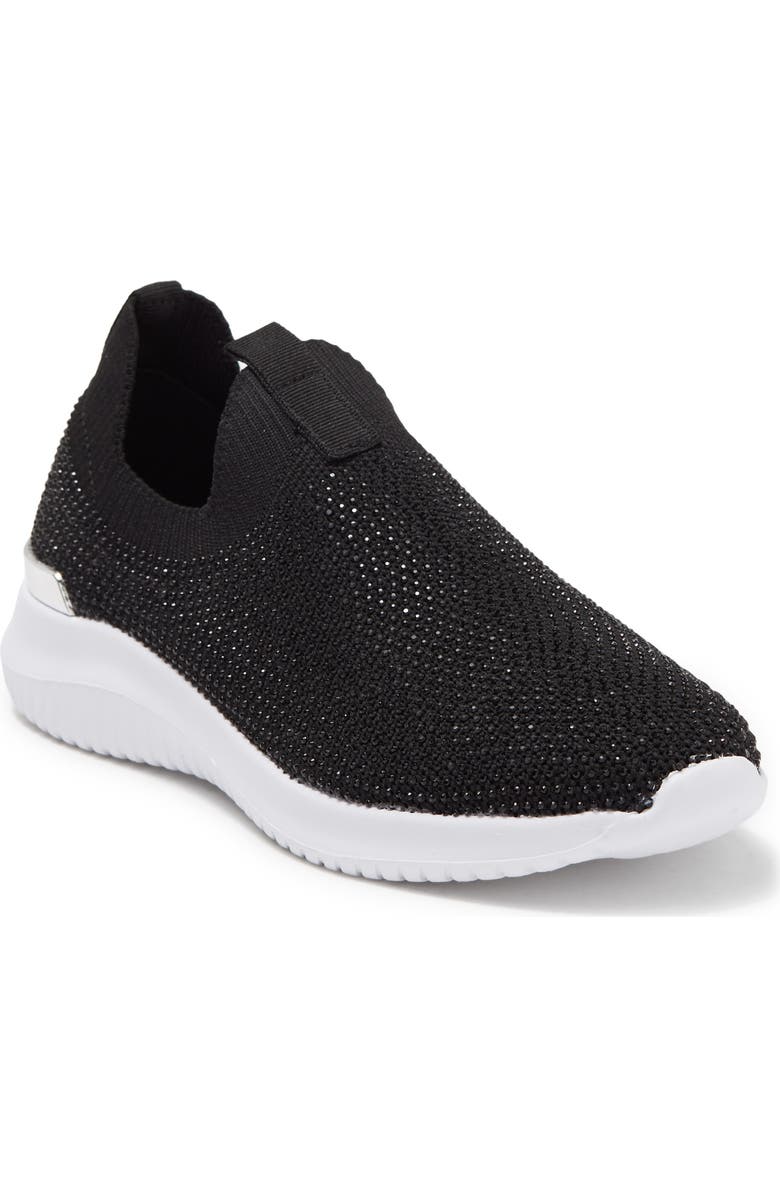 Anne Klein Mylee Slip-On Sneaker, Main, color, Black Rhinestone