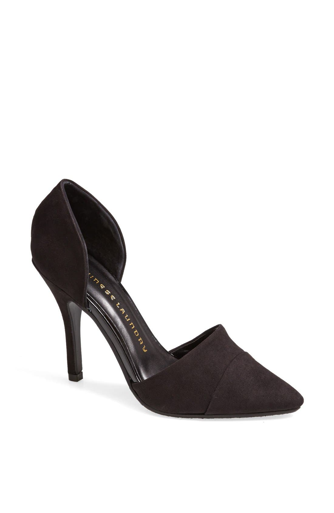 'Side Kick' Pump, Main, color, BLACK
