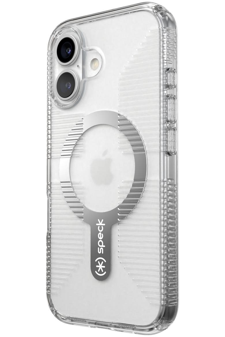 Gemshell Grip MagSafe Case for Apple iPhone 16, Alternate, color, Clear