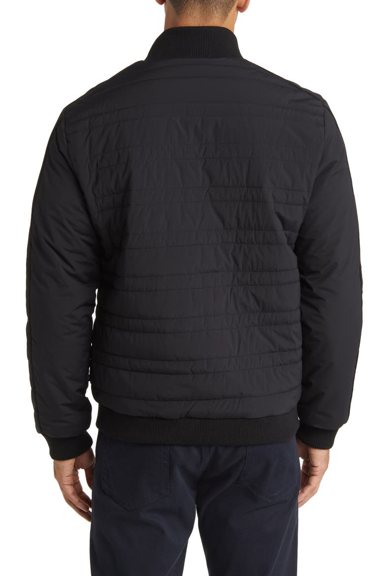 Linmore Quilted Jacket, Alternate, color, BLACK