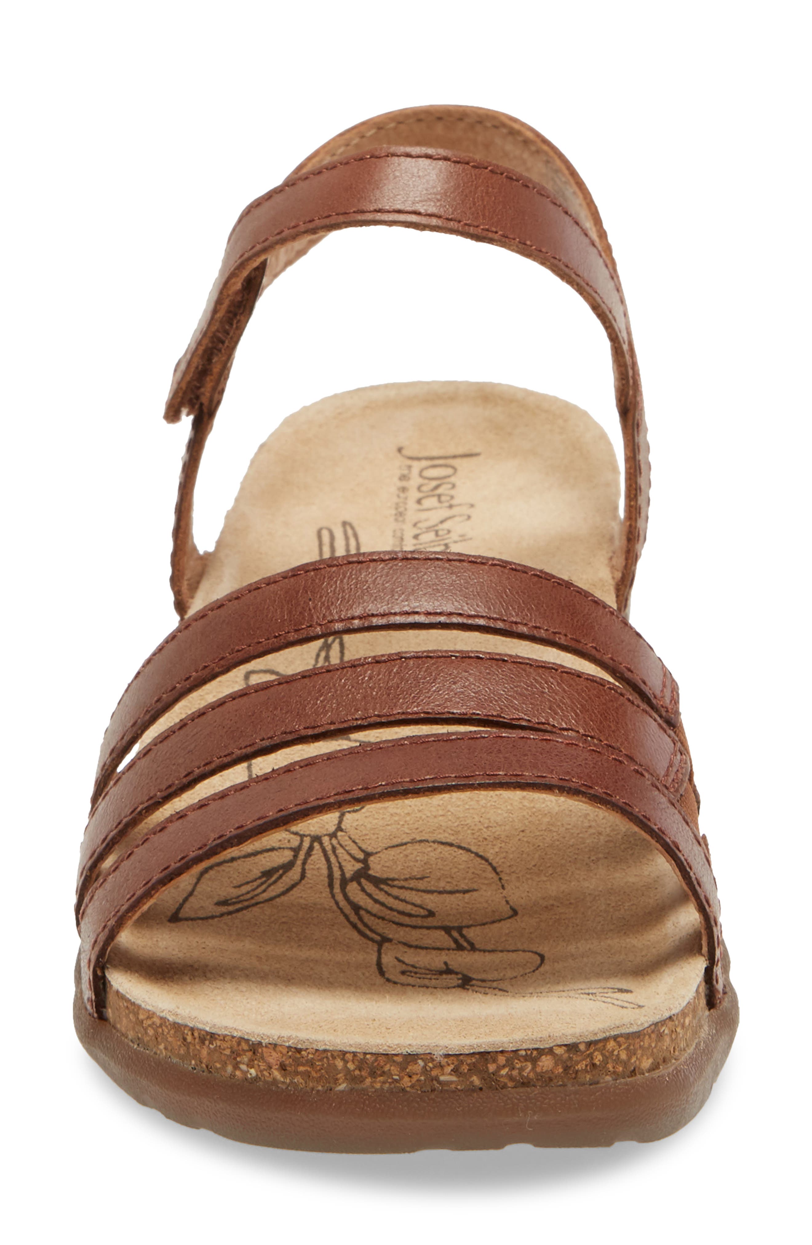 Riley 01 Sandal, Alternate, color, CAMEL LEATHER