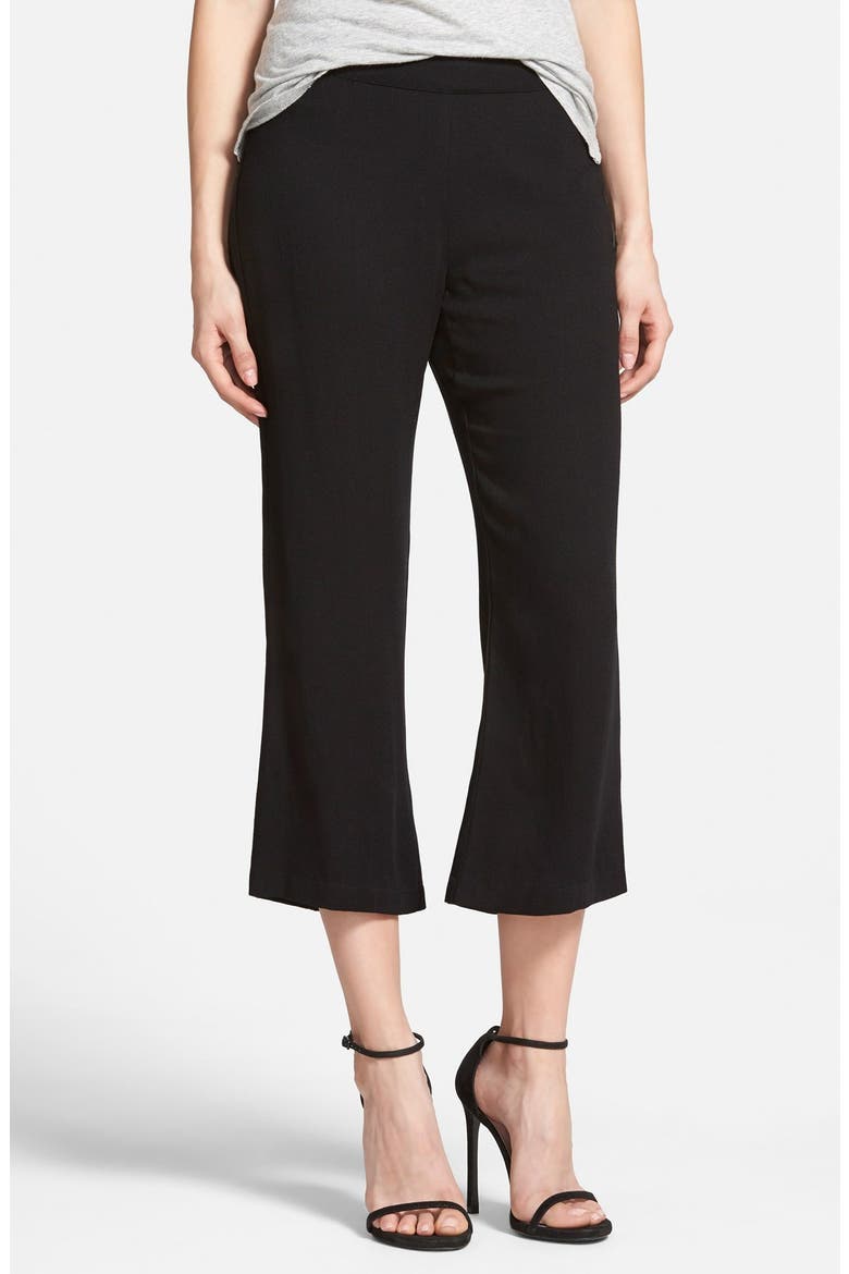 'Stella' Culottes, Main, color, BLACK