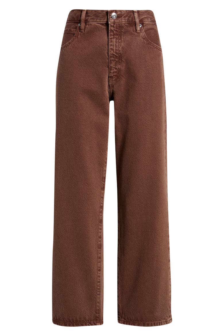 The Hang Mid Rise Ankle Straight Leg Jeans, Alternate, color, MULBERRY