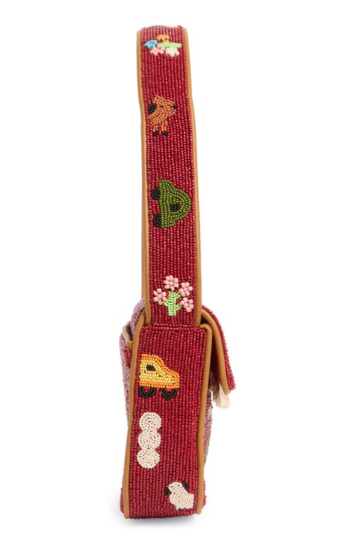 Staud Tommy Beaded Shoulder Bag