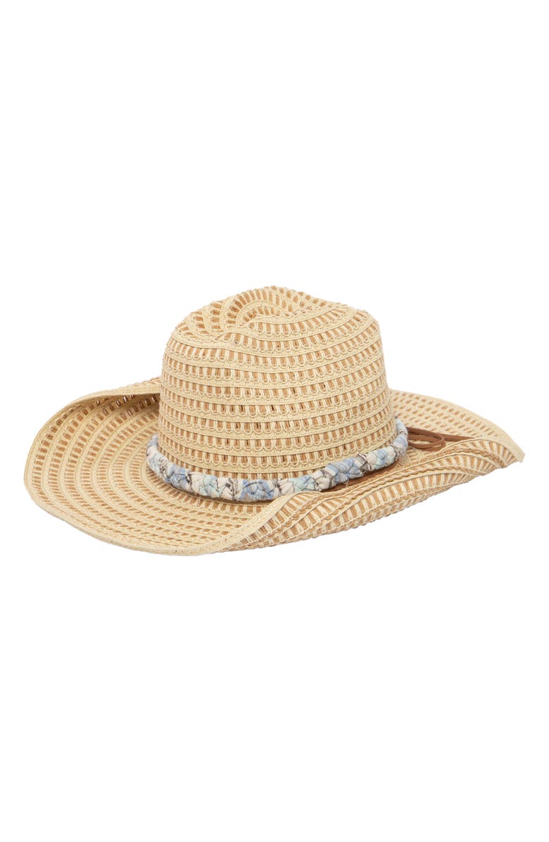 San Diego Hat Straw Cowboy Hat, Alternate, color, Mix Natural