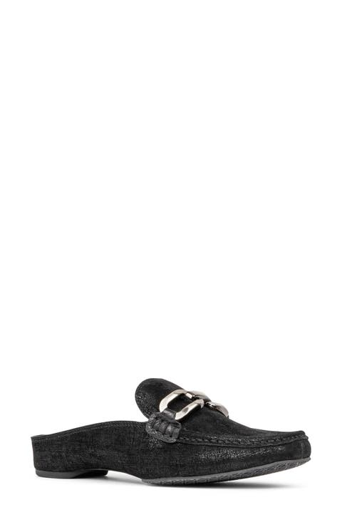 DONALD PILNER Slip-On Suede Mule (Women)