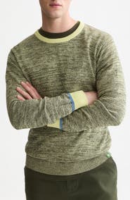Scotch & Soda Regular Fit Melange Cotton Pullover