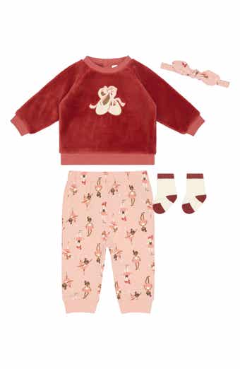 4-Piece Fleece Sweatshirt & Leggings Set