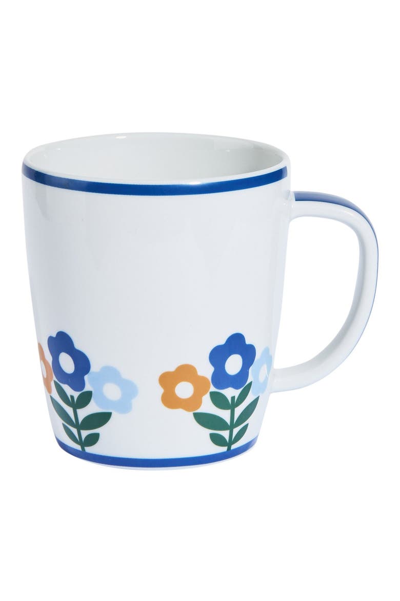 Set of 4 Floral Mugs, Main, color, MULTI