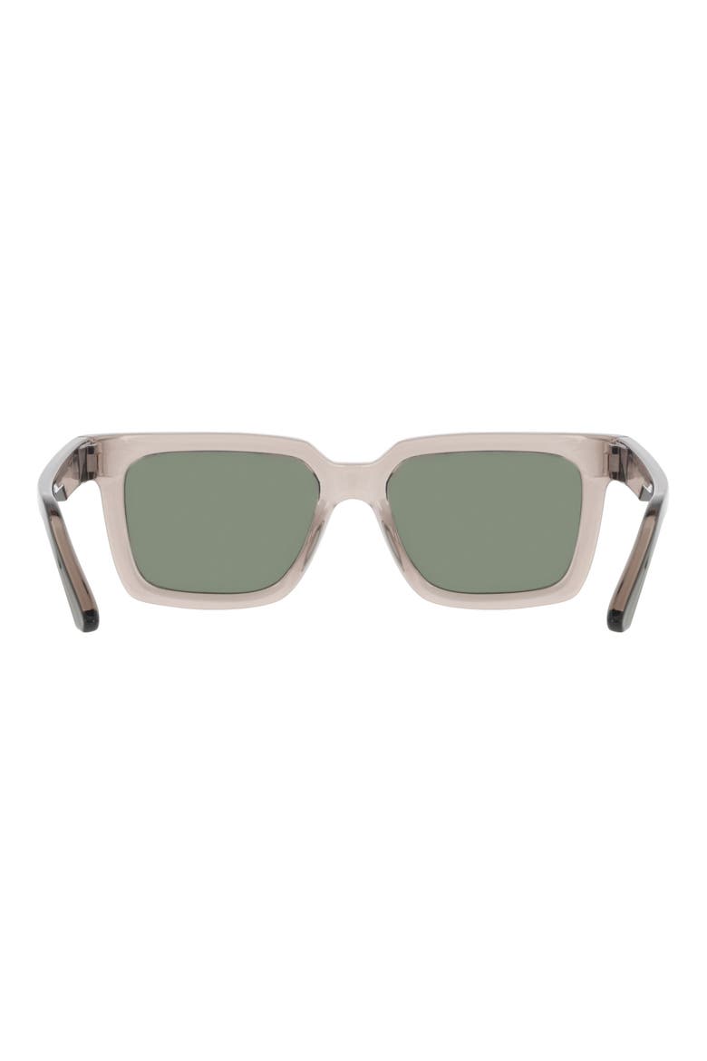 Tide Cosmic 53mm Square Sunglasses, Alternate, color, COLLEGE GREY / GREEN