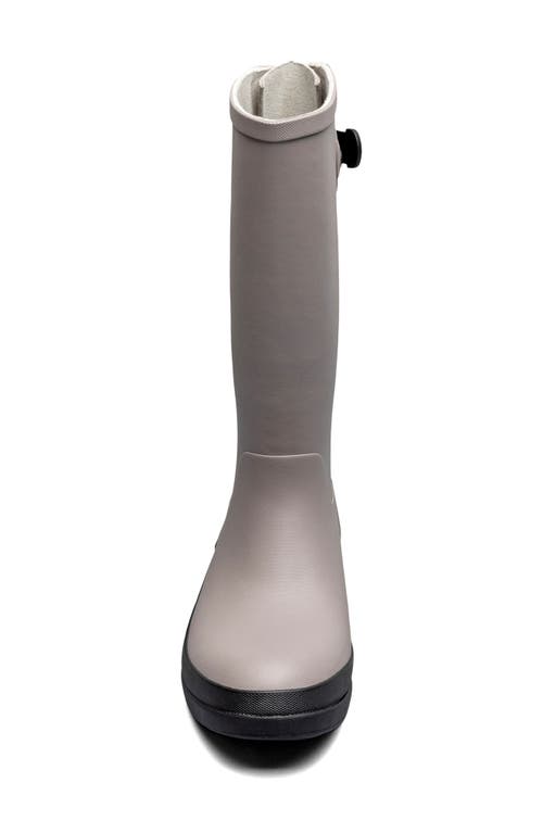 Bogs Amanda Ii Tall Waterproof Rain Boot In Taupe Grey