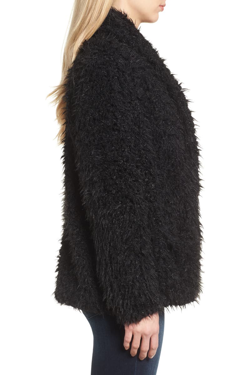 Love, Fire Faux Fur Jacket, Alternate, color,