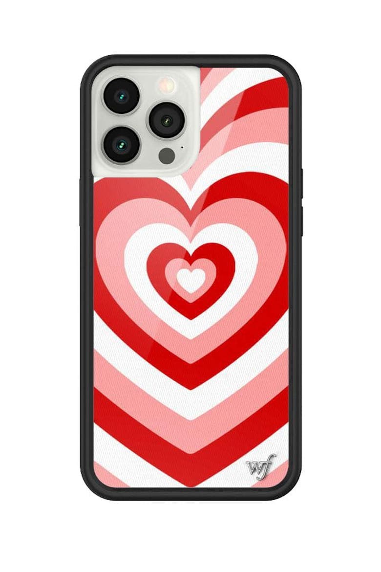 Latte Love | Peppermint iPhone Case, Main, color, Red