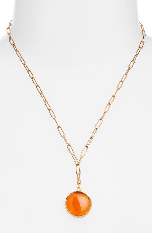 Soko Umbo Circle Pendant Necklace In Gold