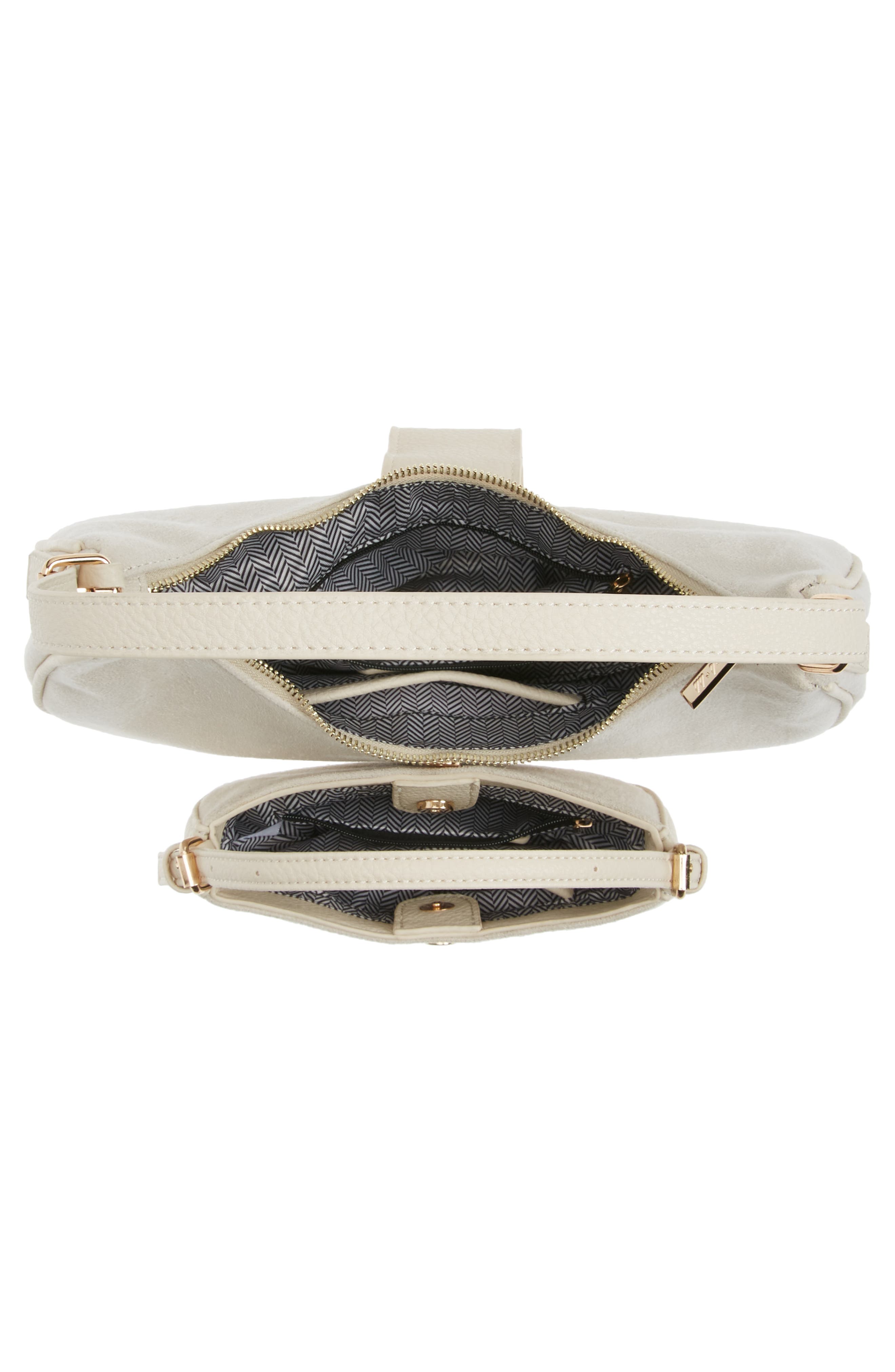 Mali + Lili Shay Mom & Me Vegan Leather Two-Piece Handbag Set, Alternate, color, White