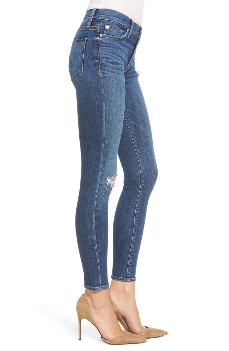Hudson Jeans Nico Ankle Super Skinny Jeans, Alternate, color, 