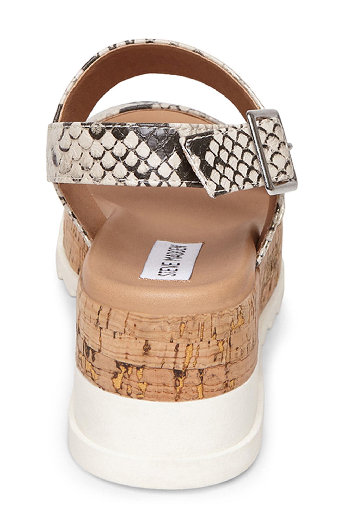 Brenda Wedge Sandal, Alternate, color, GOLD SNAKE