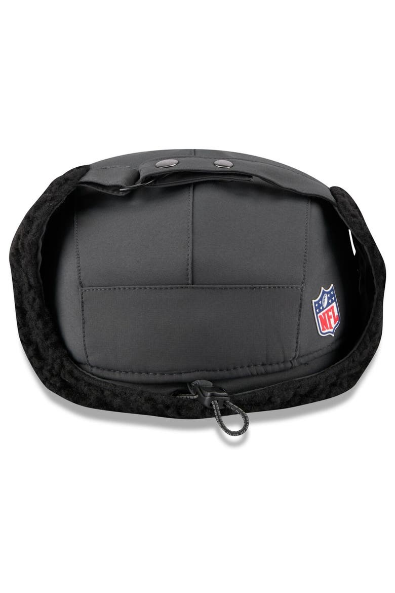 Men's New Era Charcoal New Orleans Saints 2025 Sideline Cold Weather Runner Dog Ear Adjustable Hat, Alternate, color, Charcoal