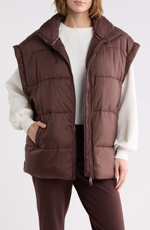 FP Movement In a Bubble Oversize Puffer Vest