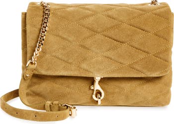 Diamond Quilt Flap Shoulder Bag