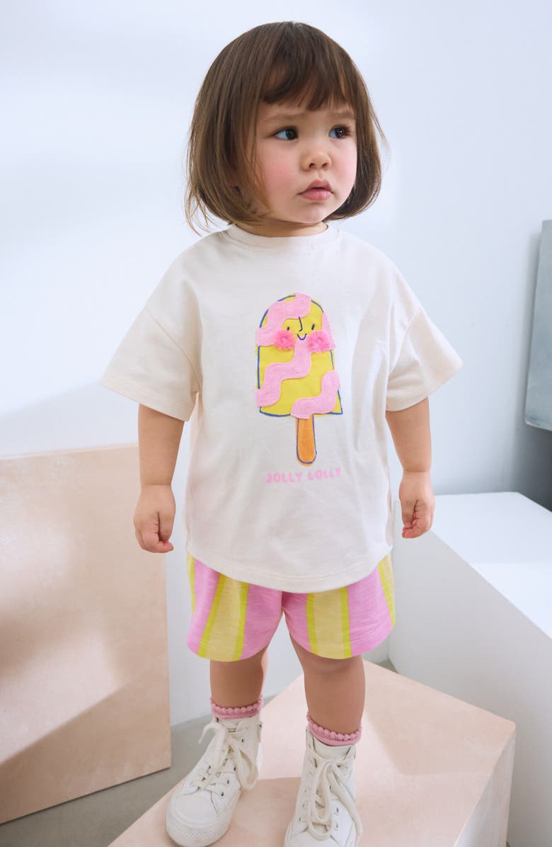 NEXT Kids' Lolly T-Shirt & Shorts Set, Alternate, color,