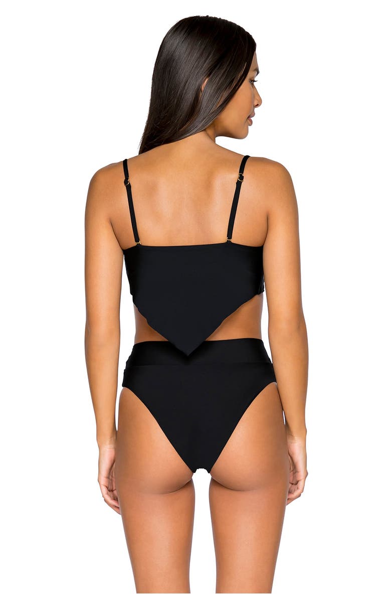 B Swim Cove Hi-Waist Bikini Swim Bottoms, Main, color, 