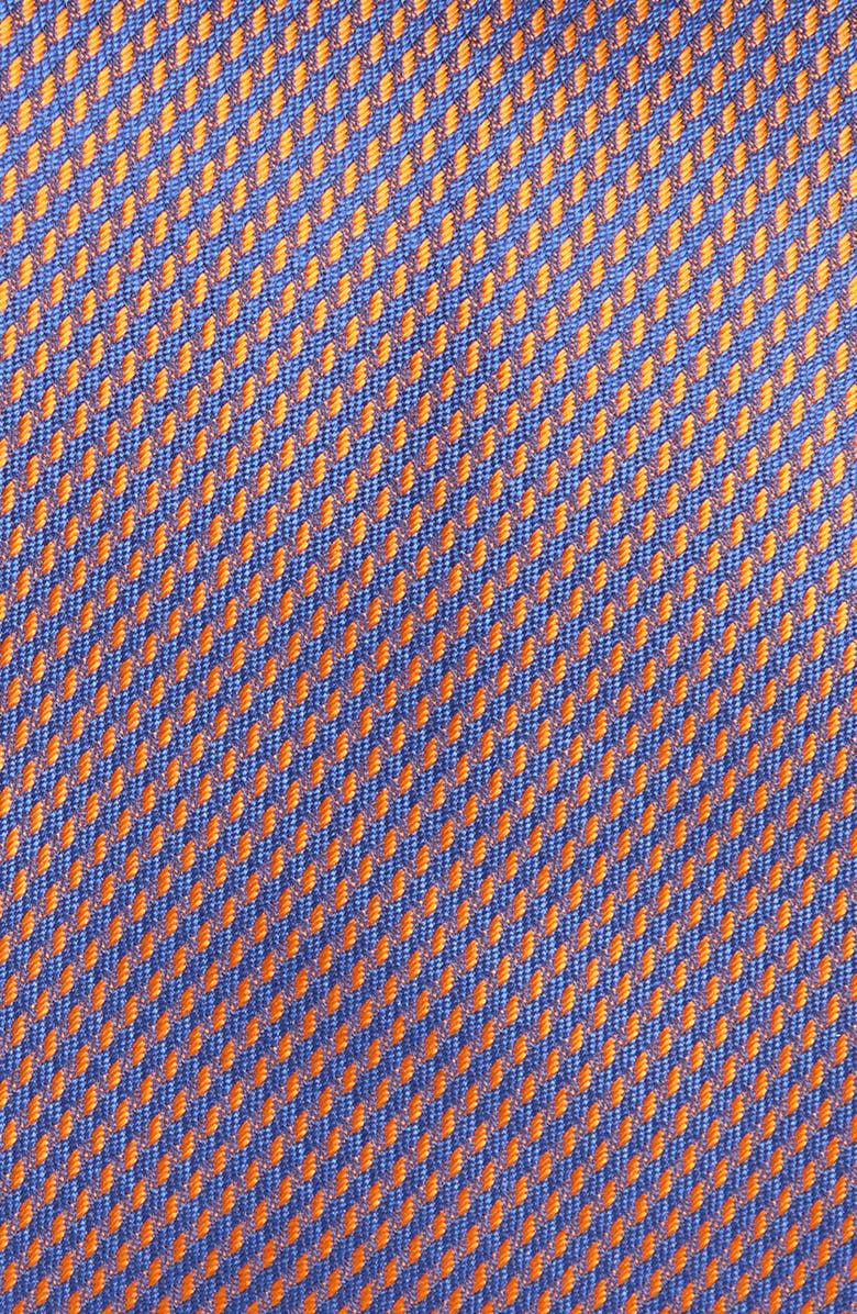 Eton Semisolid Silk Tie, Alternate, color, Medium Orange