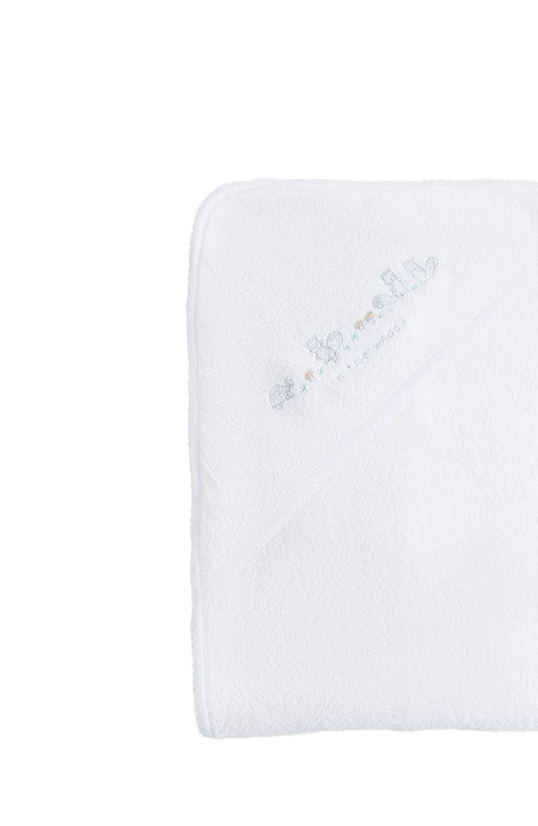 Babycottons Premium Peruvian Pima Cotton In The Woods Towel for Infant, Main, color, Grey