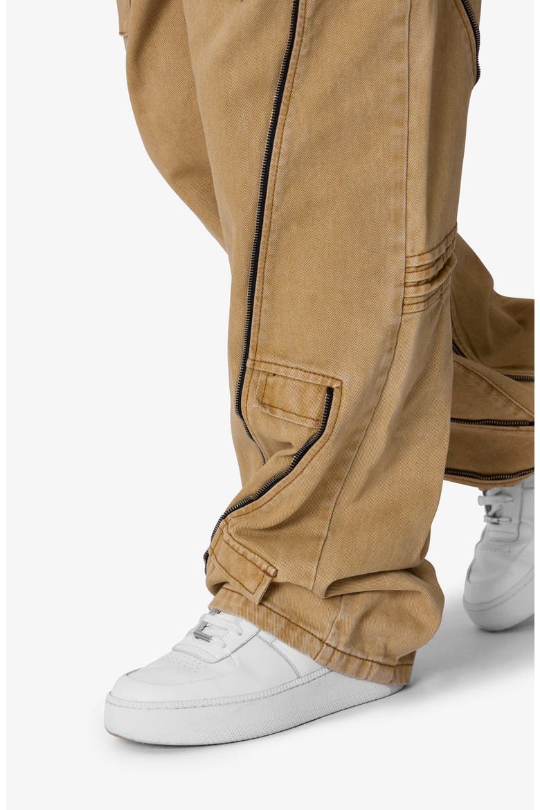 Grid Lock Ultra Baggy Cargo Jeans, Alternate, color, BROWN
