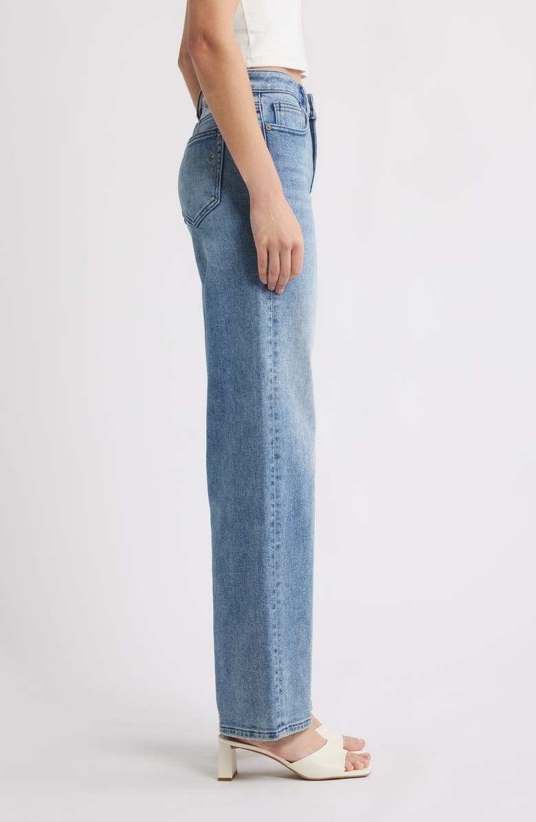 HIDDEN JEANS Mid Rise Dad Jeans, Alternate, color, Med.wash