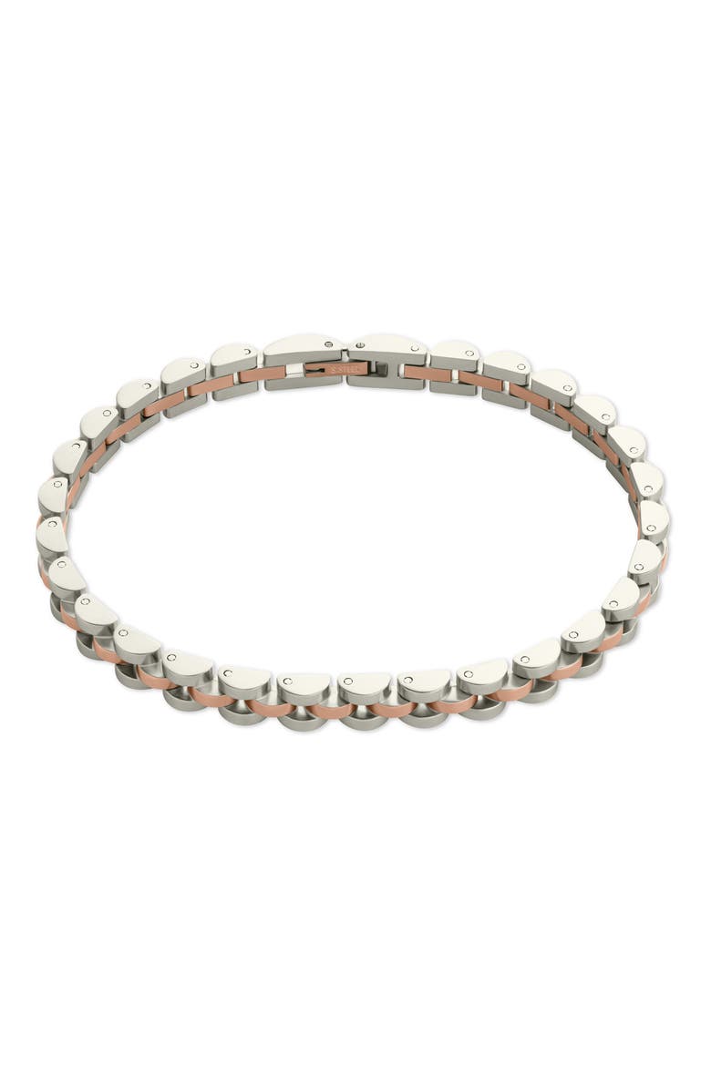 Dainty Thin Band Bracelet, Main, color, ROSE GOLD