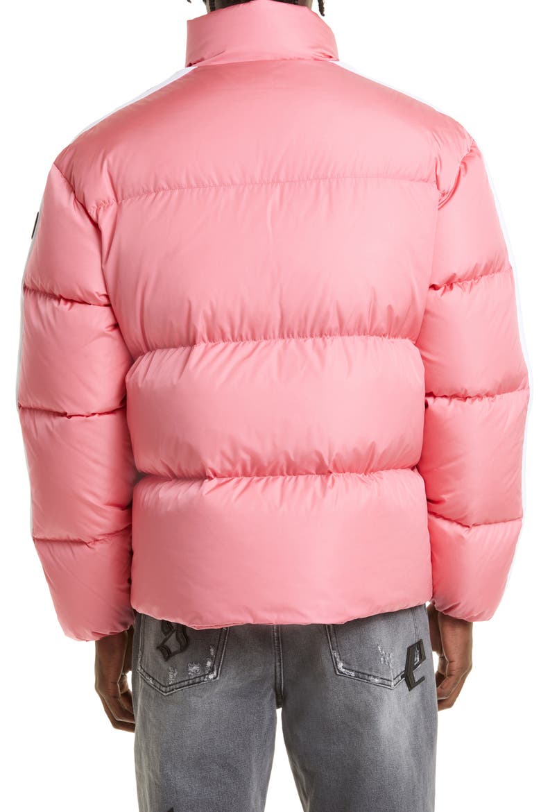 Down Classic Track Jacket, Alternate, color, PINK WHITE