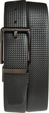 Original Penguin Carbon Fiber Embossed Belt