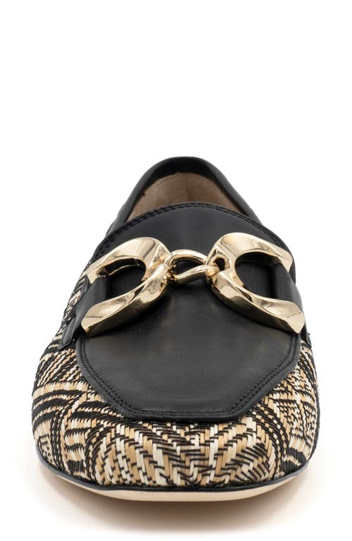 Amalfi By Rangoni Greve Loafer In Black Vittorio - Platinum Acc