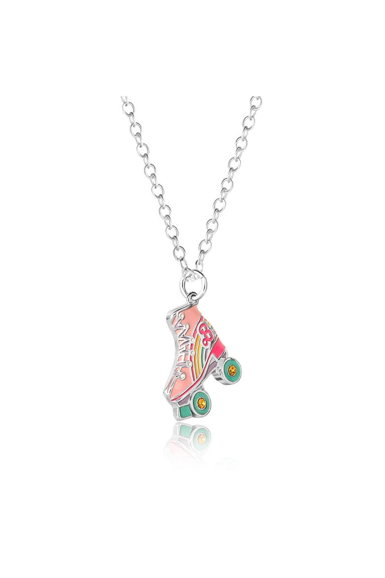 3D Roller Skates Necklace, 16"+2", Alternate, color, Multi